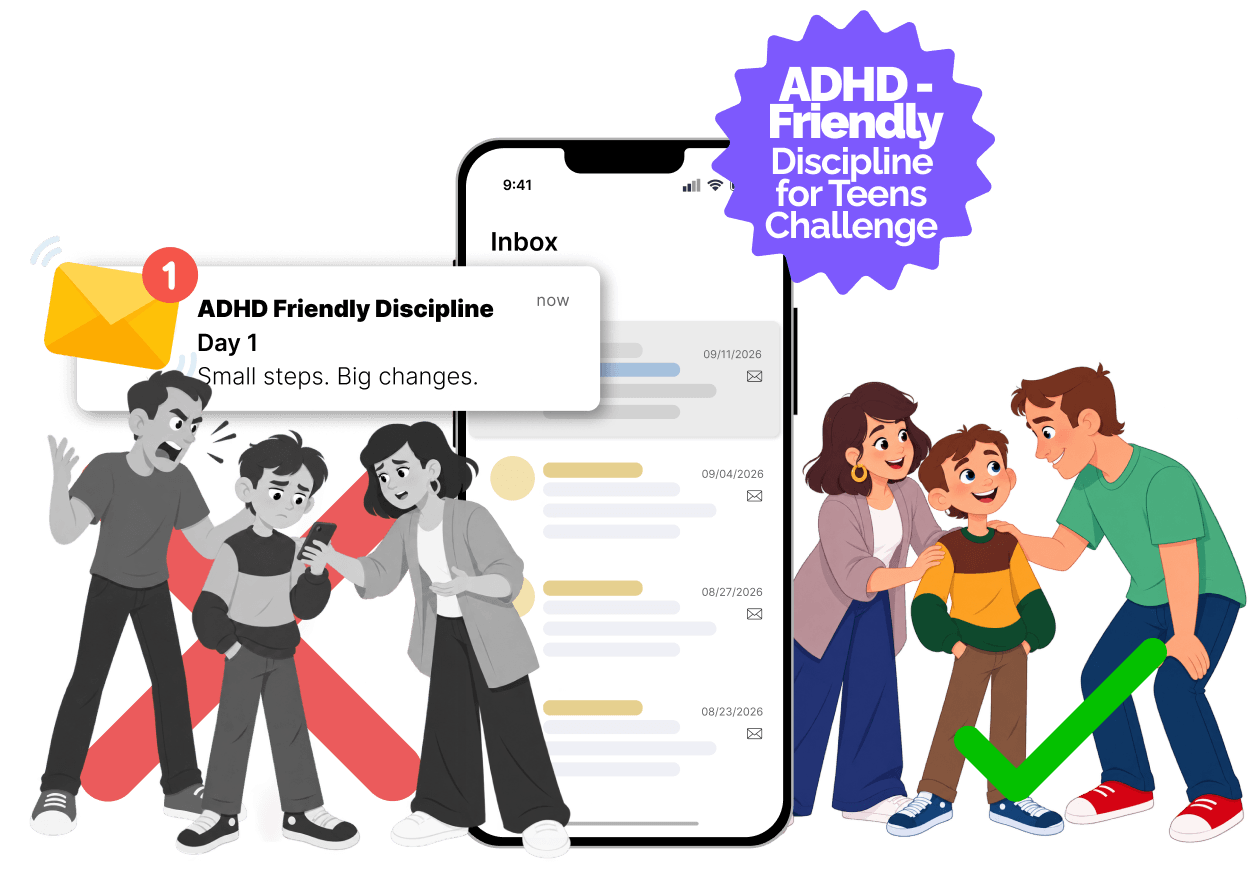 21-Day ADHD-Friendly Discipline Challenge for Teens