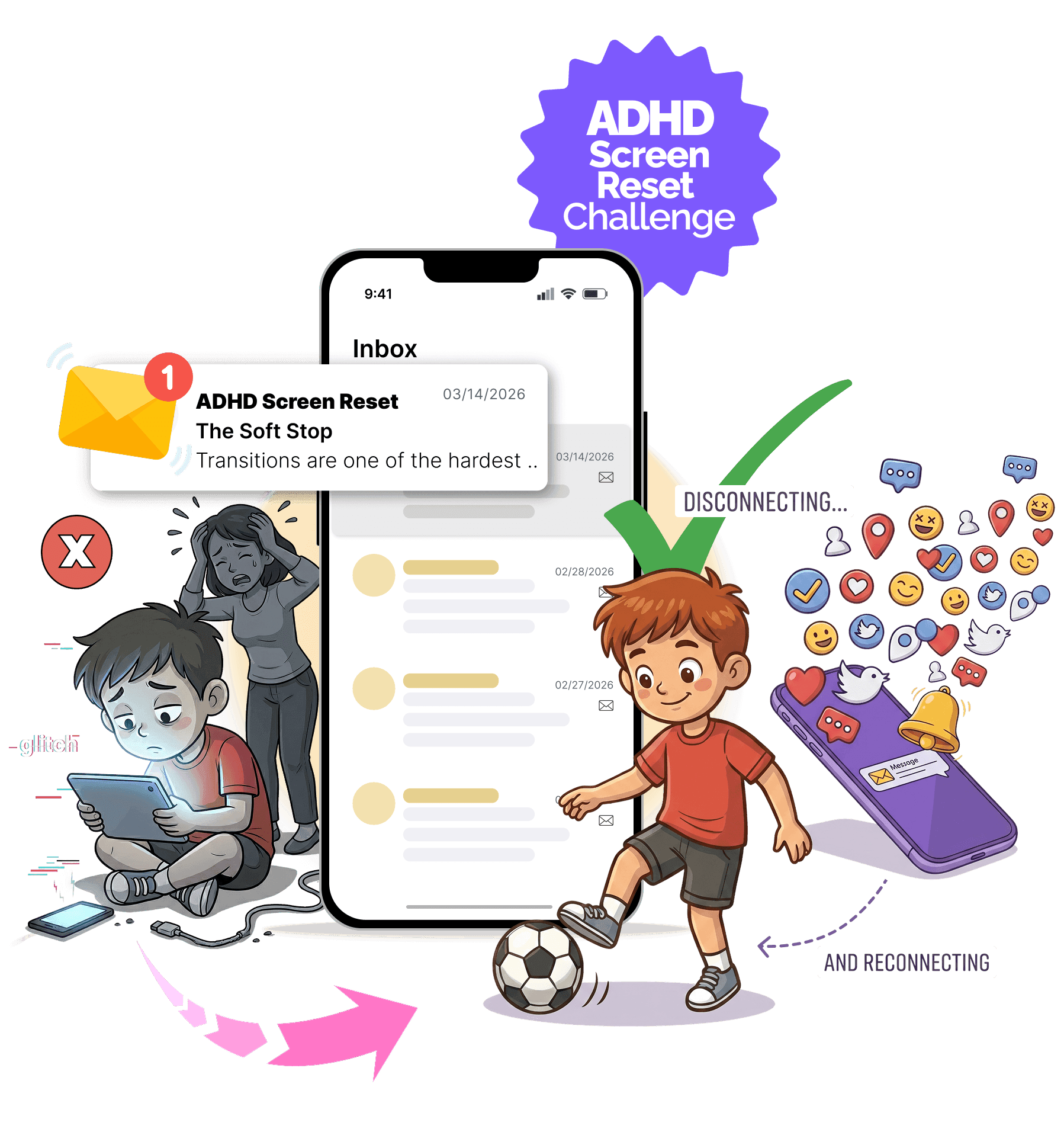 21-Day ADHD Screen Reset Challenge